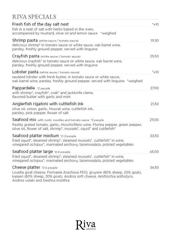 Menu page 7