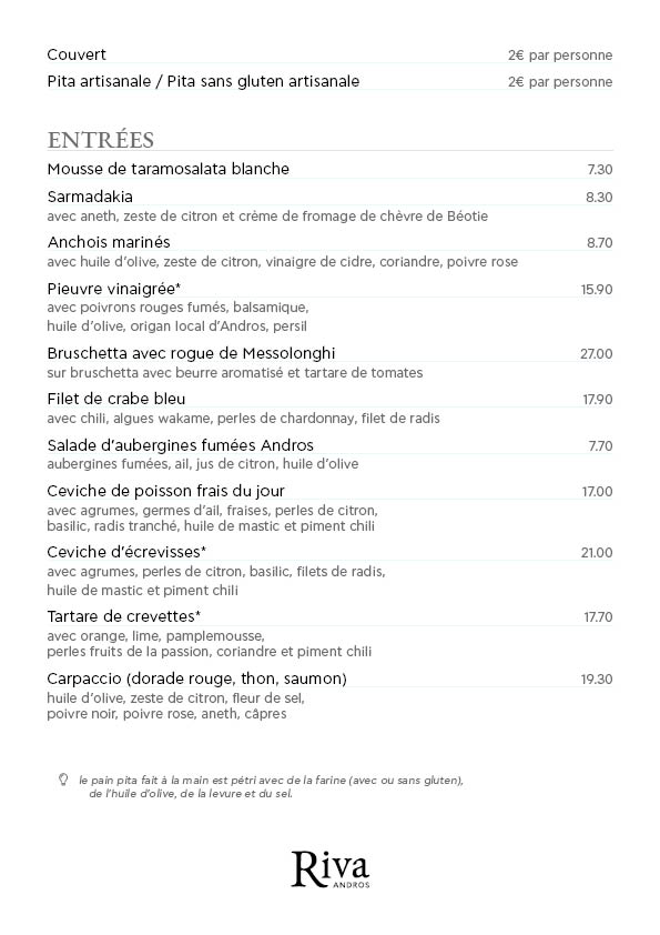 Menu page 2