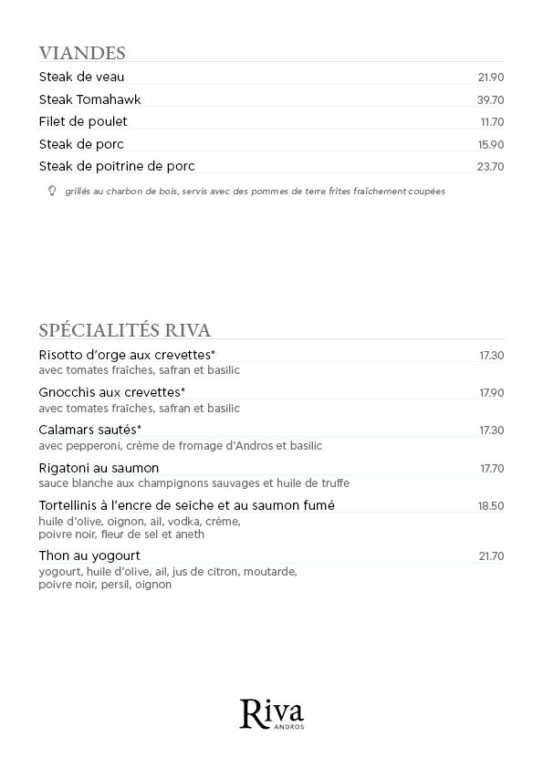 Menu page 6